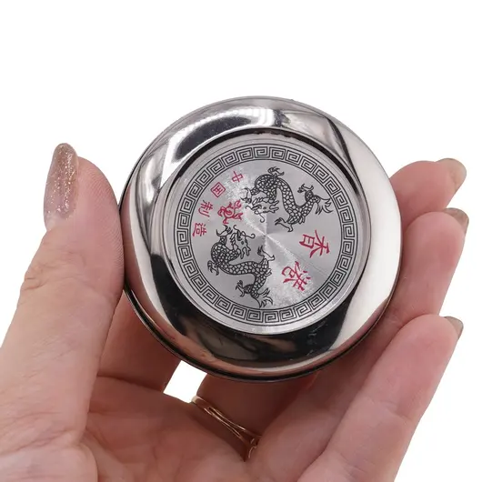 Busola din metal cu capac, 5,5cm, imagine 3