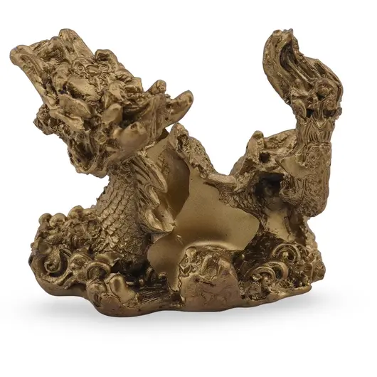 Statueta Feng Shui Dragon din rasina, 5cm, imagine 2