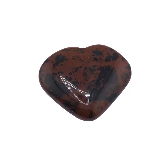 Inima rulata Obsidian mahon, 20-40mm