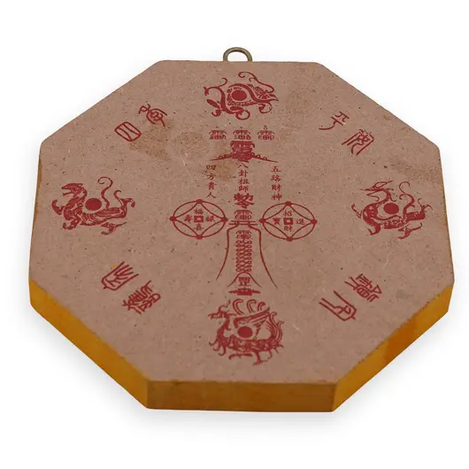 Oglinda Feng Shui Bagua convexa, 10,5cm, imagine 2