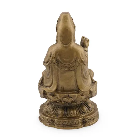 Statueta Feng Shui Kwan Yin din rasina, 10cm, imagine 2