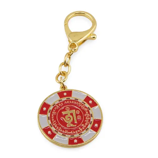 Amuleta Breloc Feng Shui cu Talismanul castigator din metal, 11cm, imagine 2