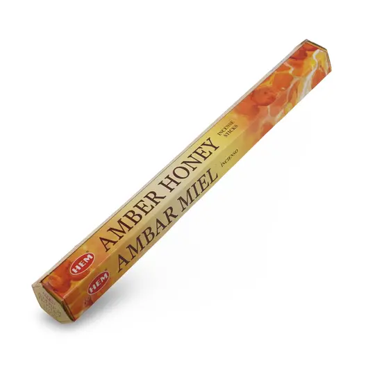 Betisoare parfumate HEM Amber honey 20 buc