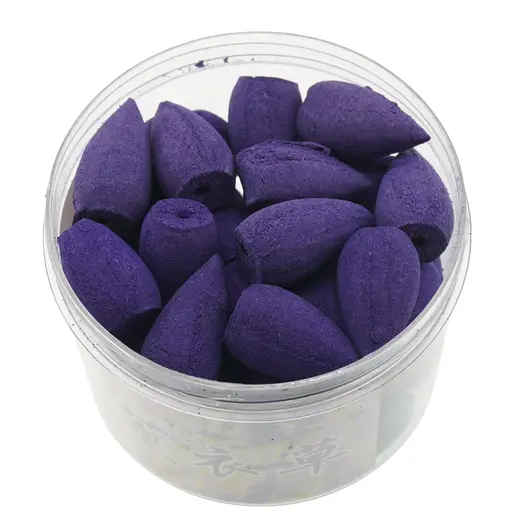 Conuri parfumate lavanda 40 buc, mov, backflow, imagine 2