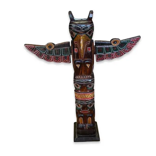 Decoratiune din lemn Totem, 50cm