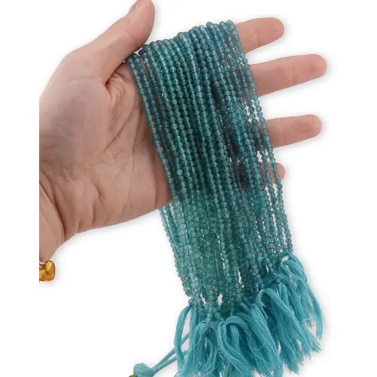 Sirag Apatit sfere fatetate 3,5mm, 32-33cm, imagine 3
