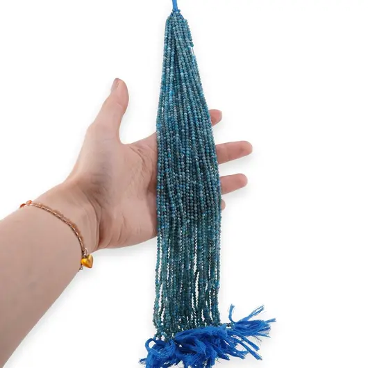 Sirag Apatit sfere fatetate 3mm, 30-31cm, imagine 2