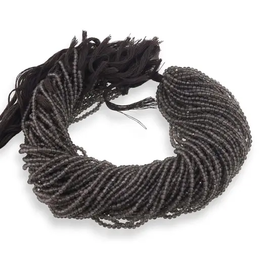 Sirag Cuart fumuriu sfere fatetate 3mm, 32-33cm
