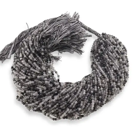 Sirag Cuart turmalinat sfere fatetate 3mm, 31-32cm