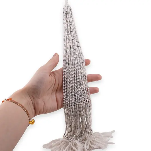 Sirag Howlit sfere fatetate 3mm, 31-32cm, imagine 2
