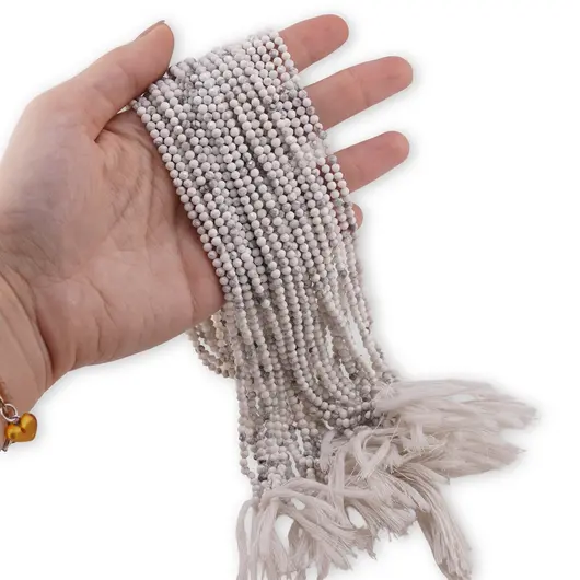 Sirag Howlit sfere fatetate 3mm, 31-32cm, imagine 3