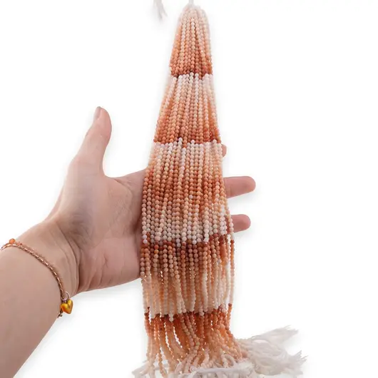 Sirag Opal degrade sfere fatetate 3,5mm, 31-32cm, imagine 2