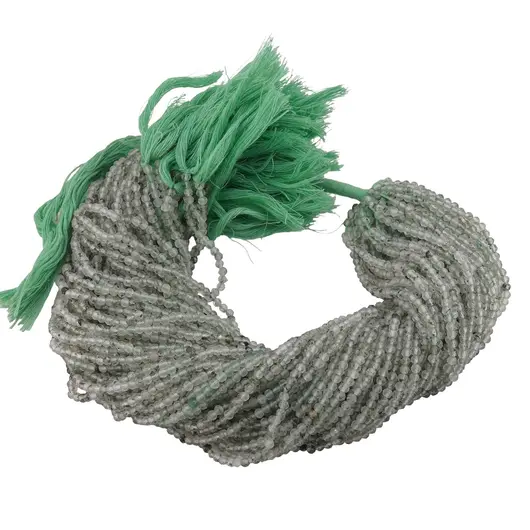 Sirag Prasiolit sfere fatetate 3mm, 30-31cm