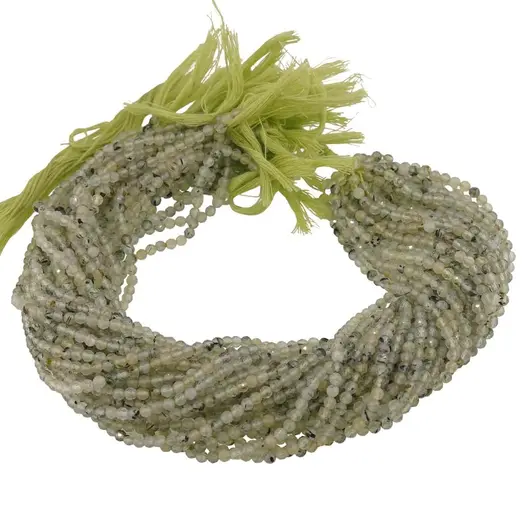 Sirag Prehnit sfere fatetate 3mm, 30-31cm