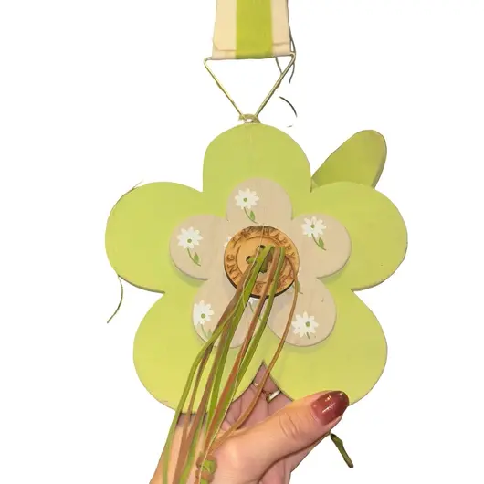 Decoratiune floare verde