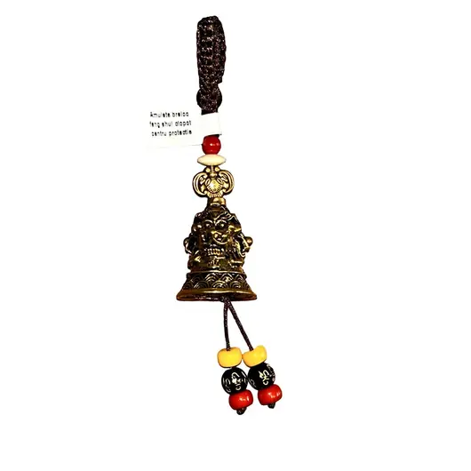 Amuleta breloc feng shui clopot pentru protectie