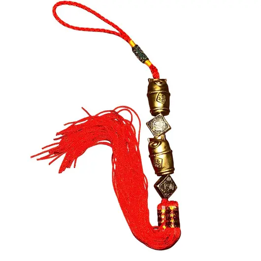 Amuleta feng shui cu doua galeti de aur