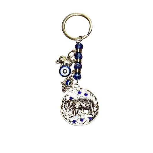 Breloc feng shui Elefant si charmuri protectoare