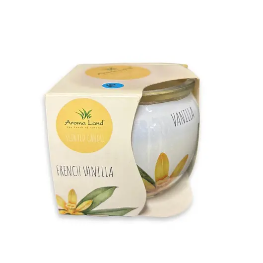 Lumanare tip borcan Aroma Land Vanilla
