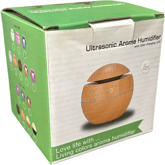 Difuzor ultrasonic 130 ml, functie de umidificator, aroma difuzor, albastru