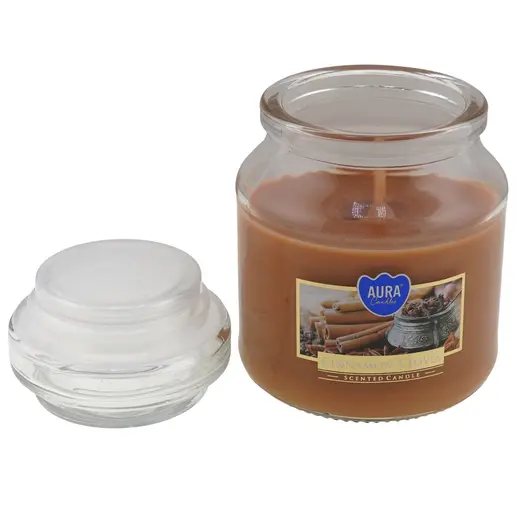 Lumanare parfumata Bispol borcan cu capac - Cinnamon-cloves, imagine 2