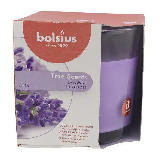 Lumanare parfumata tip borcan Bolsius - lavander