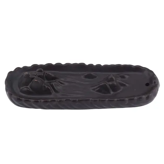 Suport din ceramica pentru ardere betisoare, valuri si stanci, 18,5cm, imagine 2