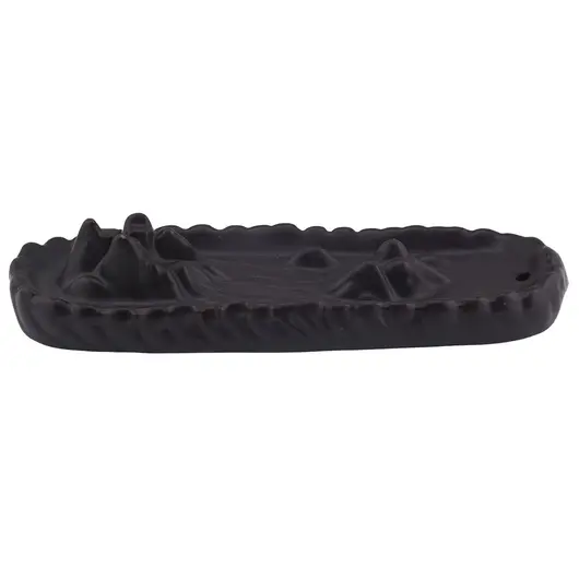 Suport din ceramica pentru ardere betisoare, valuri si stanci, 18,5cm