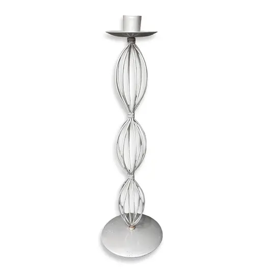 Suport lumanare spirala din metal, 35cm