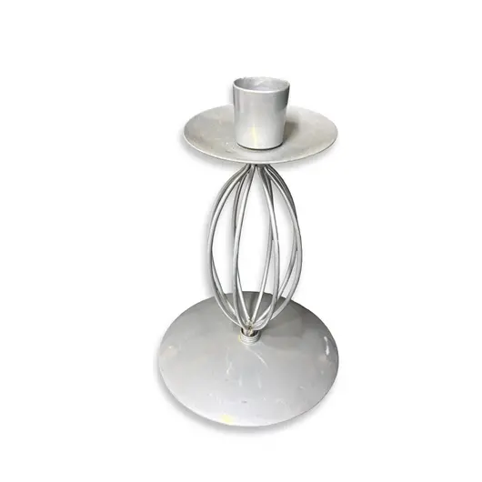 Suport lumanare spirala din metal, 15cm