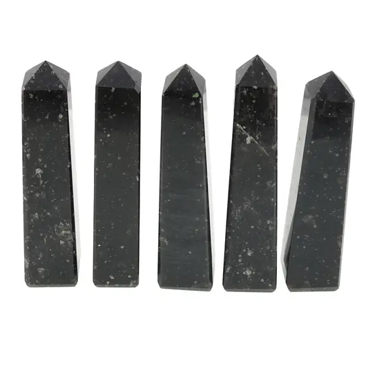 Turn / Obelisc cu patru fatete din Cuart Smokey Fantom, 70-90g