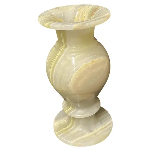 Vaza sculpata din Onix de Pakistan, 15cm