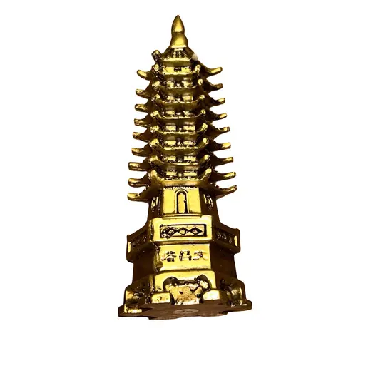 Statueta pagoda cu 9 nivele, 13cm
