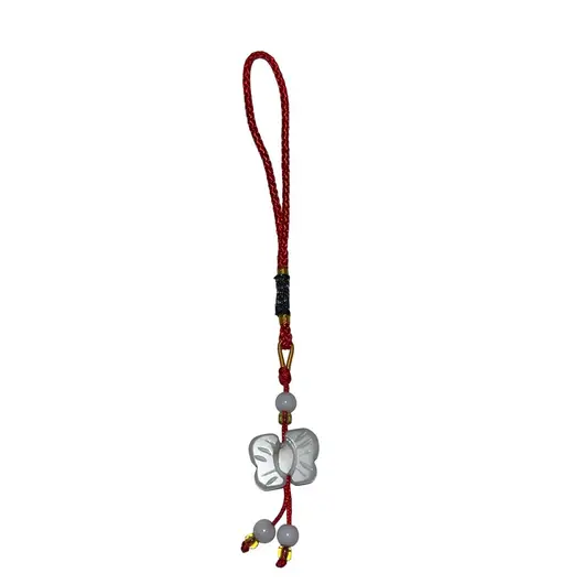 Amuleta feng shui din jad cu fluture