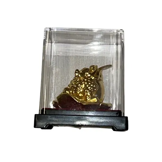 Statueta premium Broasca raioasa cu moneda in gura