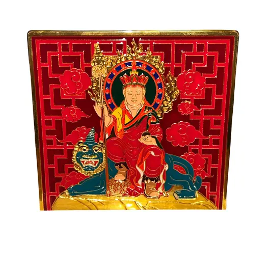 Statueta feng shui mini placa Ksitigarbha, Buddha al protectiei