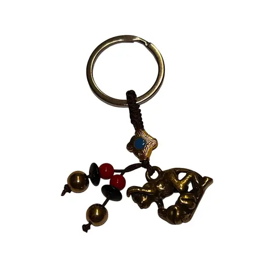 Amuleta breloc feng shui maimuta cu nod mistic