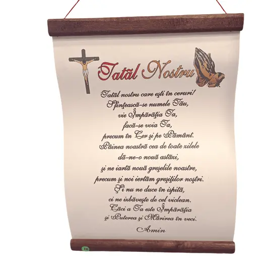 Pergament "Tatal nostru"
