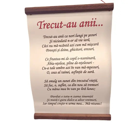 Pergament "Trecut-au anii"