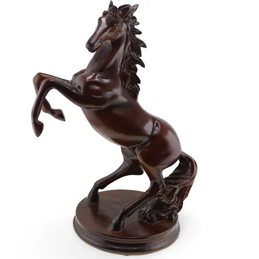 Statueta Feng Shui Calul Cabrat, simbol al puterii, curajului, victoriei si ascensiunii