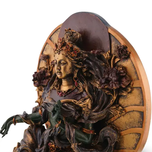 Statueta Feng Shui Tara Verde, Zeita compasiunii active, protectiei si iluminarii rapide, imagine 2