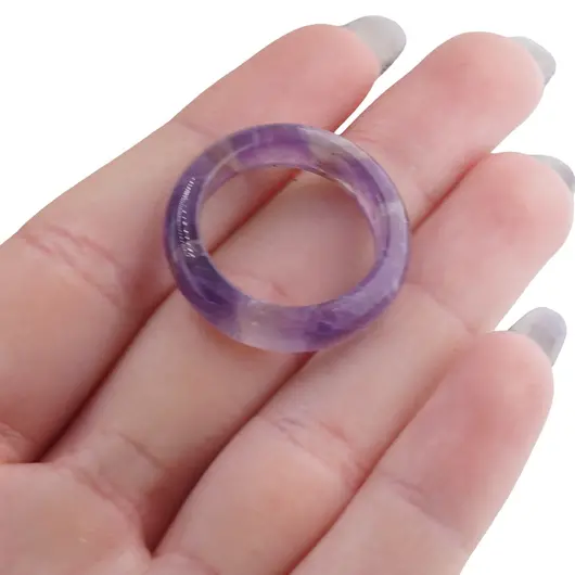 Inel circular din Ametist 18-19mm, imagine 4