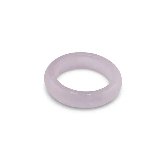 Inel circular din Cuart roz 18-19mm