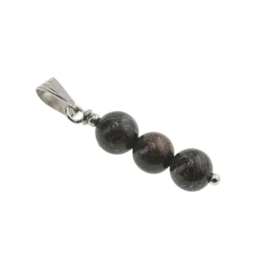 Pandantiv Bronzit sfere, 6mm
