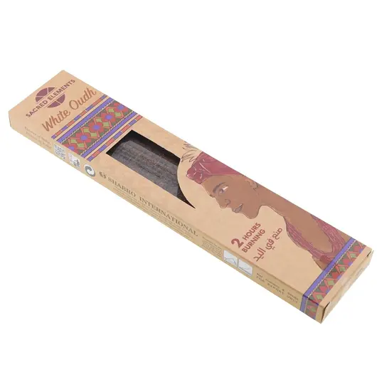 Betisoare parfumate artizanale organice Sacred Elements - White Oudh 8 buc, imagine 2