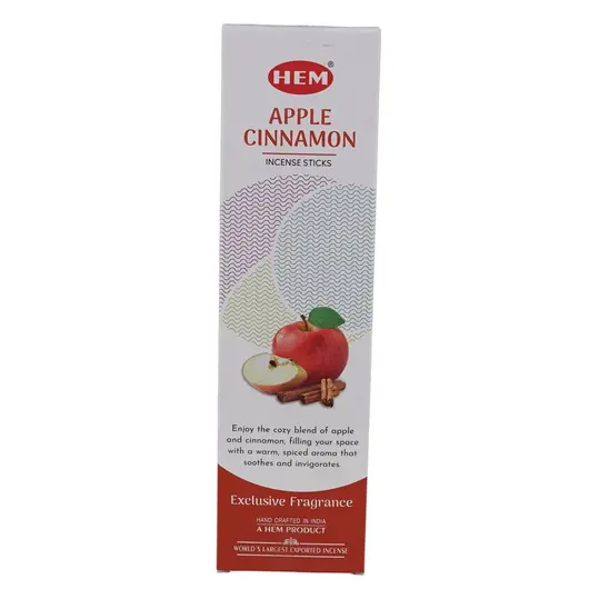 Betisoare parfumate HEM Apple Cinnamon, 25g