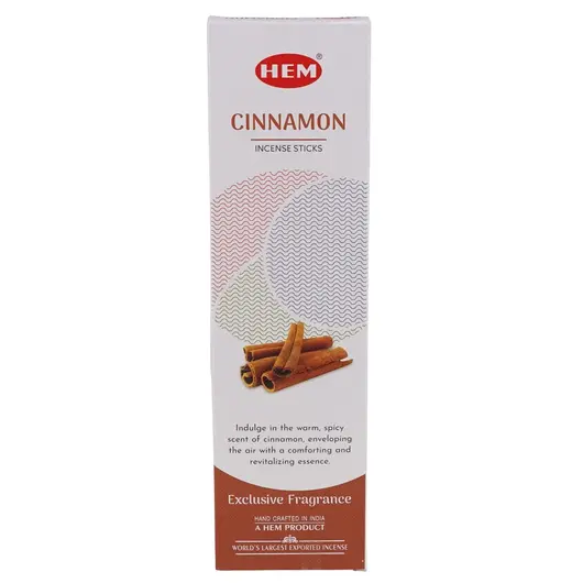 Betisoare parfumate HEM Cinnamon, 25g