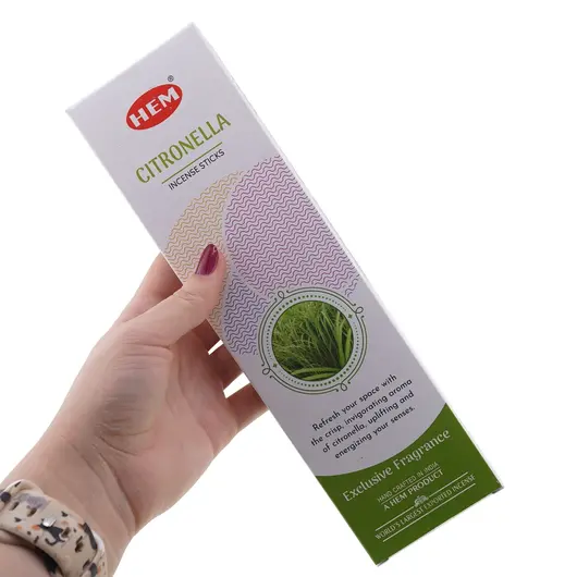 Betisoare parfumate HEM Citronella, 25g, imagine 3
