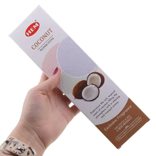 Betisoare parfumate HEM Coconut, 25g, imagine 3
