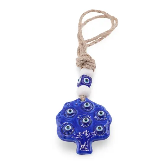 Breloc / Accesoriu din rasina cu ochi protector, Pomul Vietii